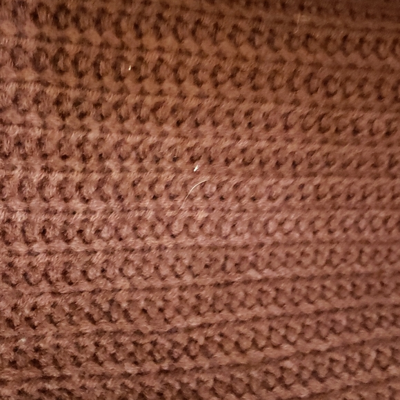 SALE!!💖💞 Miracle Maroon Ripped Oversized V-Neck Sweater - Picture 3 of 6